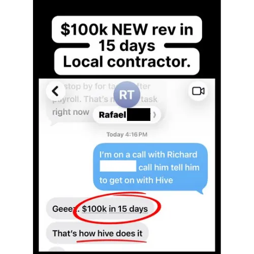 $100k new revenue in 15 days for local contractor
